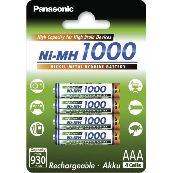 AKUMULATORY NI-MH 930 MAH 4XAAA HIGH CAPACITY