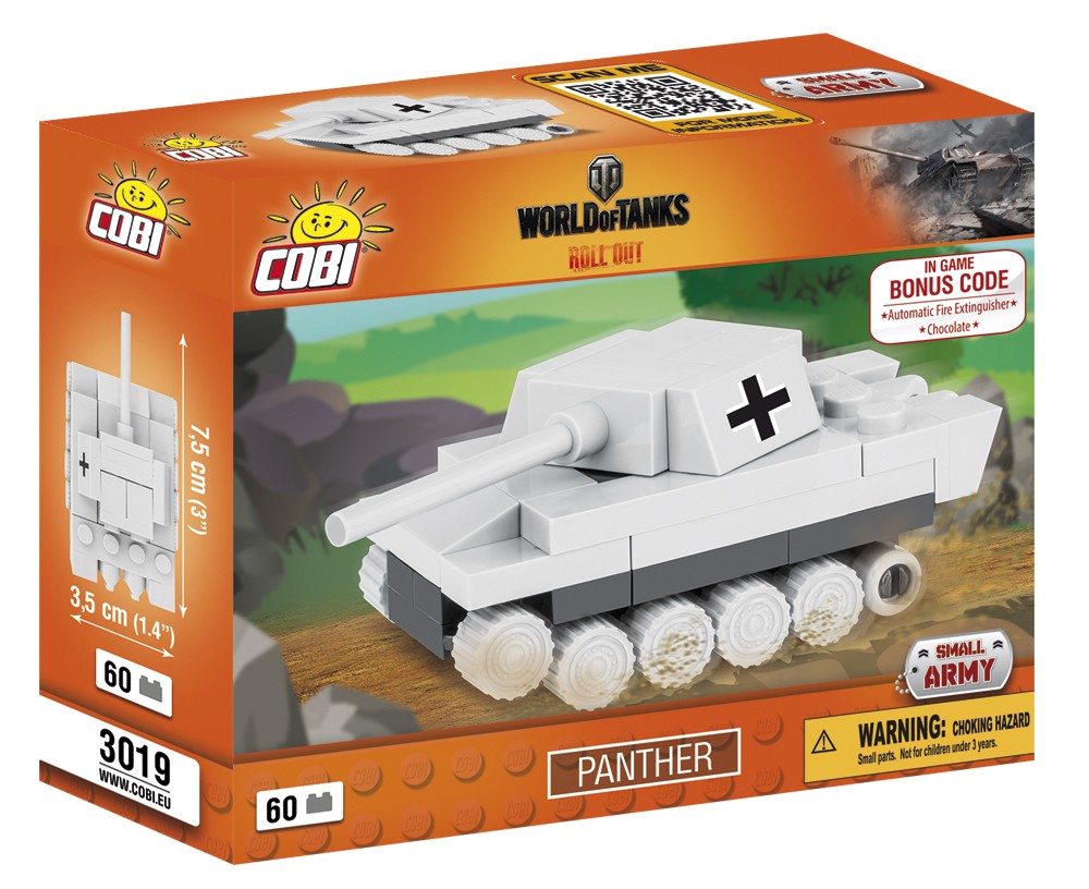 Klocki Armia Nano Tank Panther 60 elementów