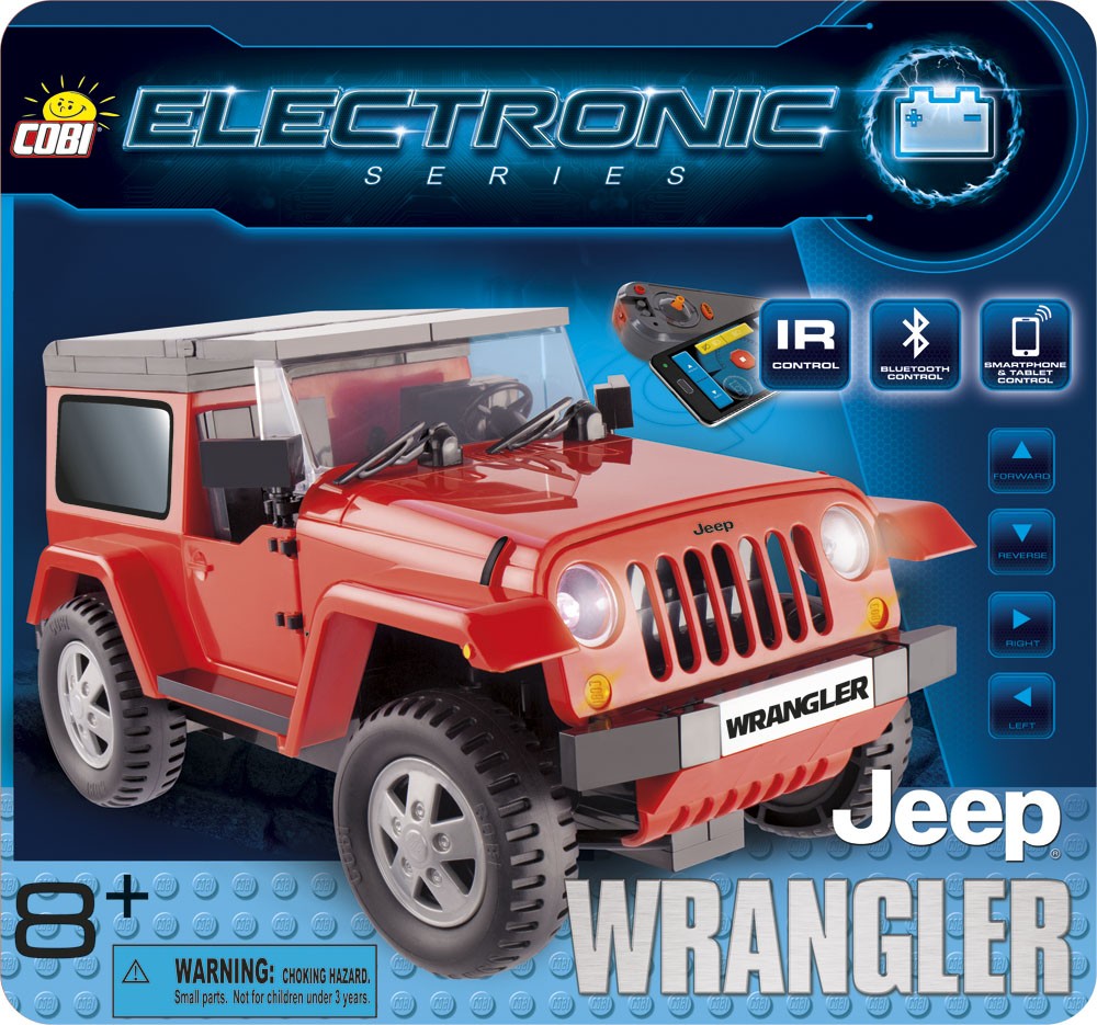 Klocki Electronic Jeep Wrangler z bluetooth