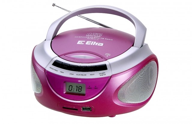 Radioodtwarzacz LILA CD-98/USB różowy