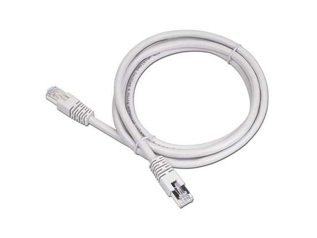 Patch cord kat.5e 0.5m FTP szary