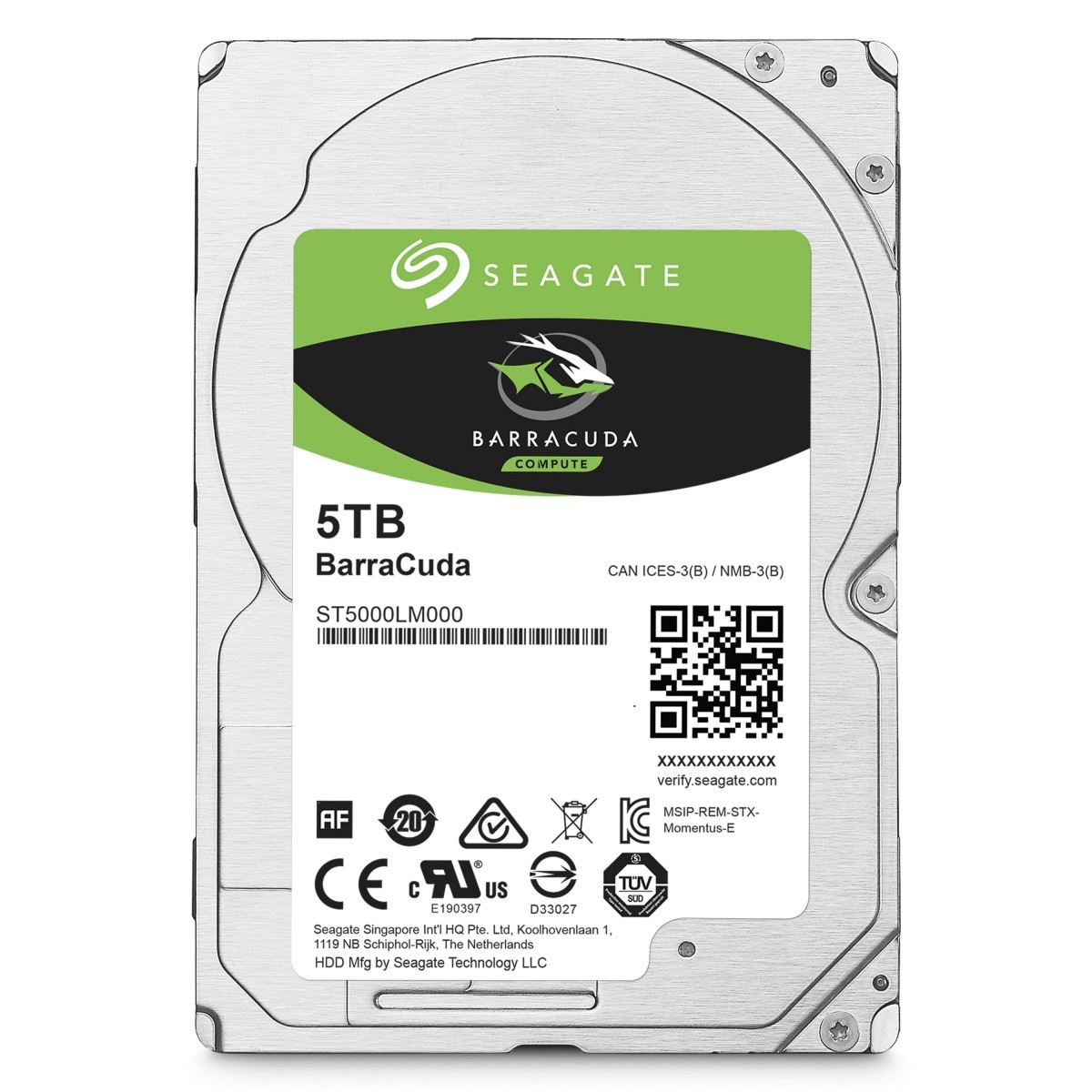 BarraCuda 5TB 2,5 128MB ST5000LM000