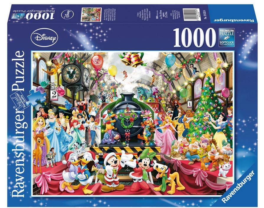 Puzzle 1000 elementów Święta z rodziną Disney