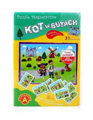 Puzzle magnetyczne Kot w butach