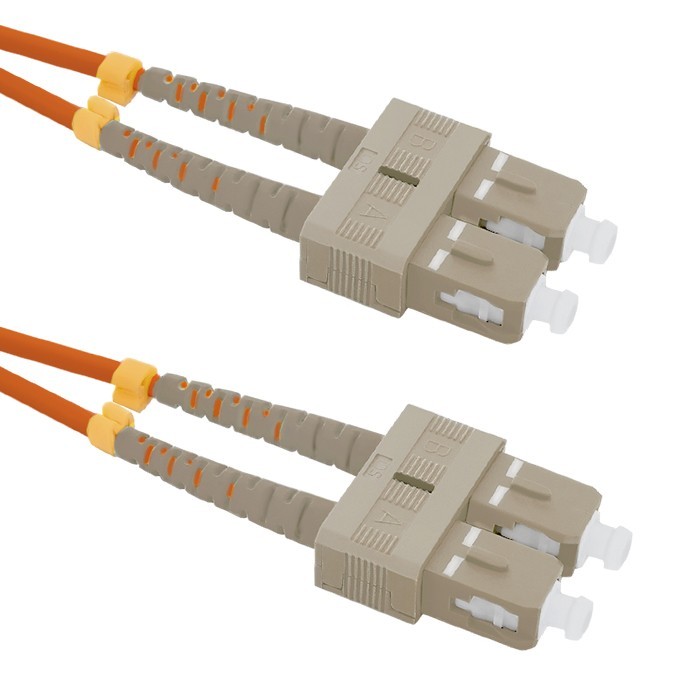 Patchcord światłowodowy SC/UPC-SC/UPC | MM | 50/125 | OM2 | 2m