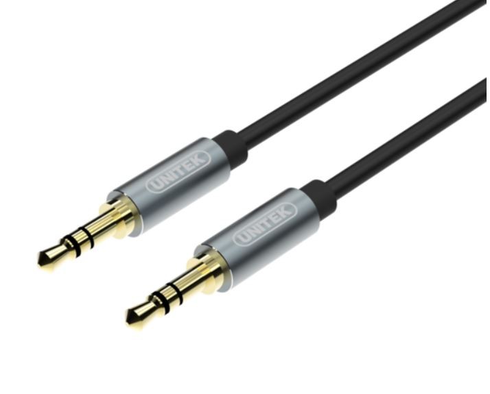 KABEL MiniJack 3,5mm(M) -MiniJack TWIST; Y-C922ABK 