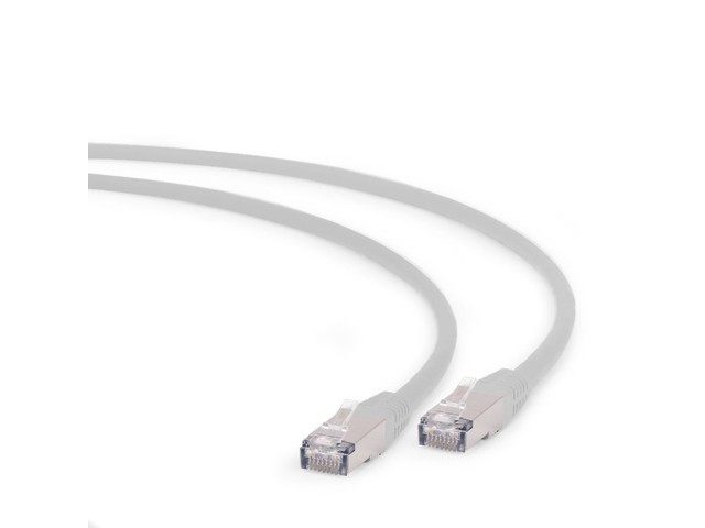 Patch cord S/FTP Kat6A LSHZ 0.25m szary 