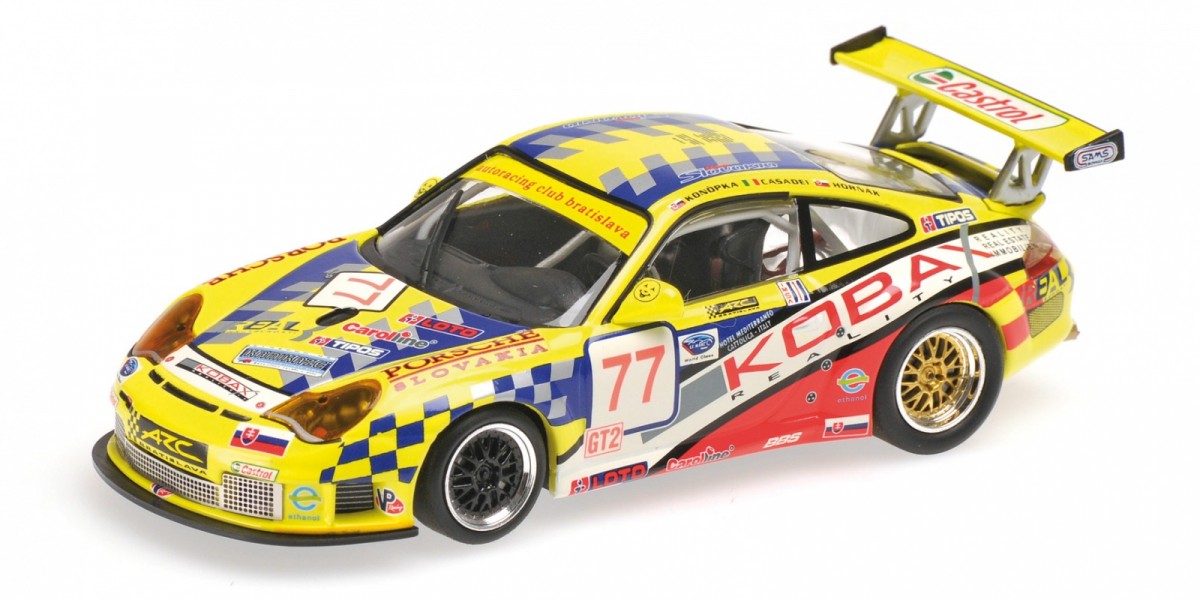 Porsche 911 GT3 RSR Autoracing Club Bratislava #77 Konopka/Casadei/Hornak 12h Sebring 2008