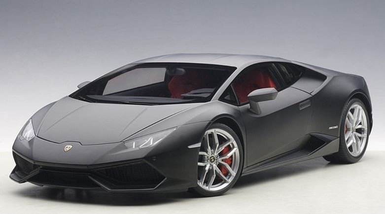 Lamborghini Huracan LP610-4 2014 (nero nemesis/matt black)(composite model/full openings)