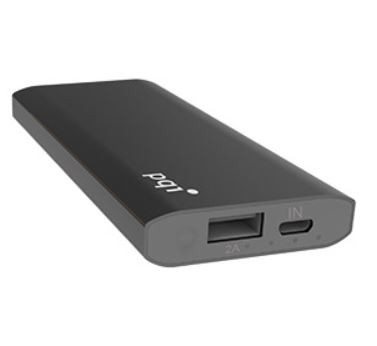 POWERBANK 6000CV USB 2,1A, SZARY