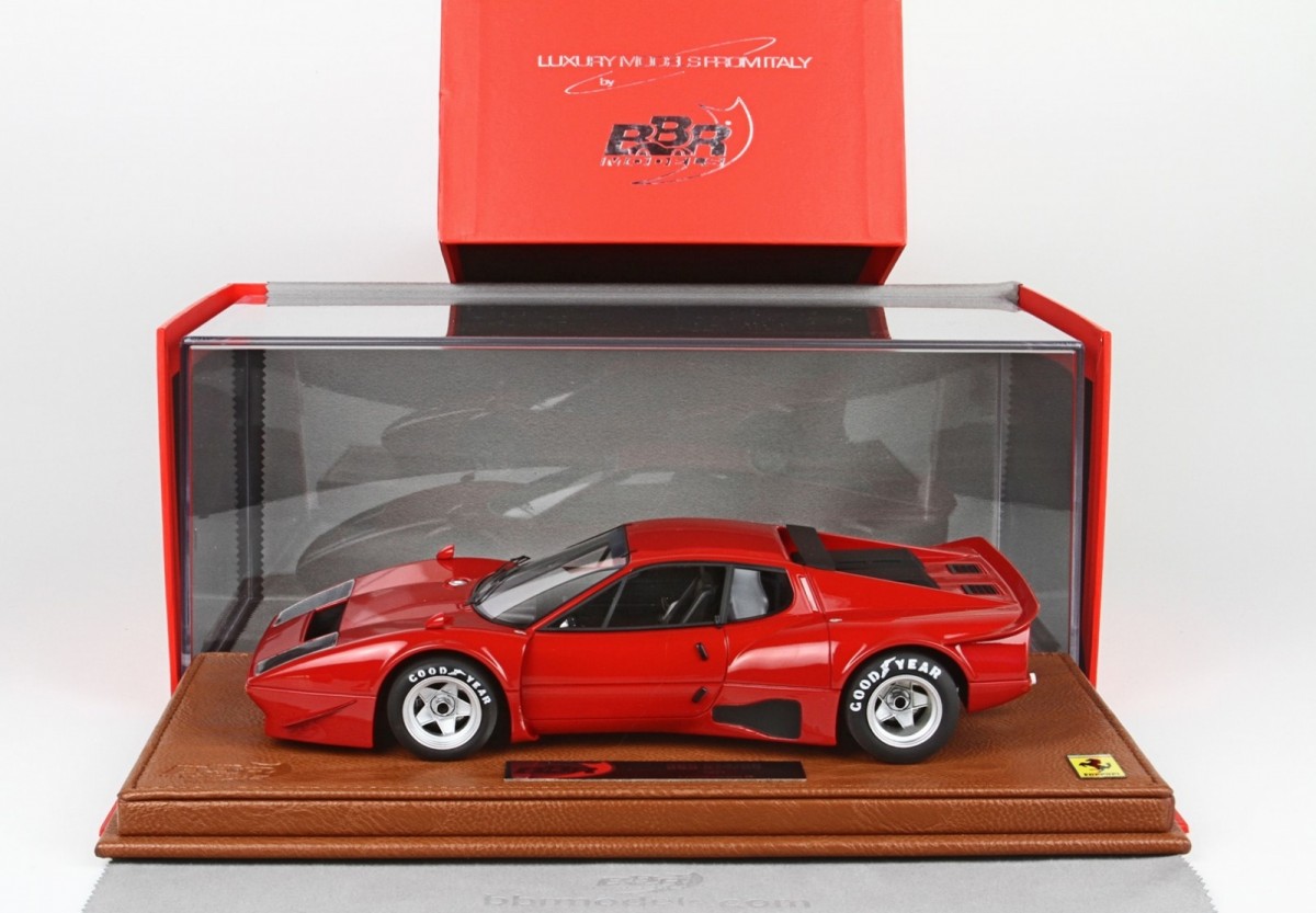 Ferrari 365 GT4 BB (red) with Display Case