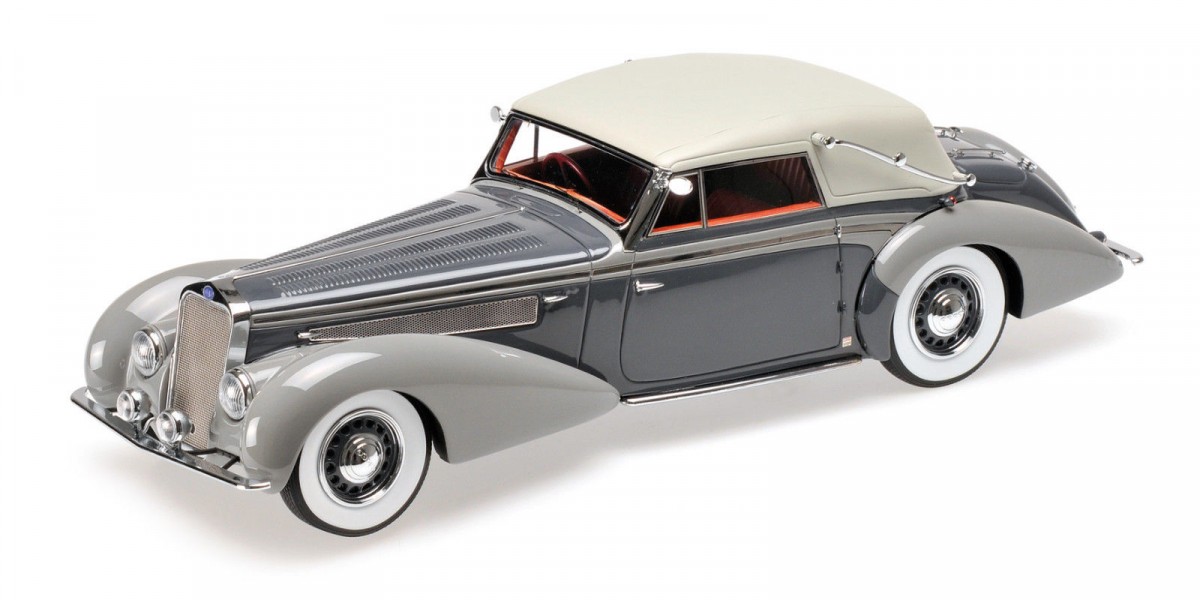 Delage D8-120 Cabriolet 1939 (grey/dark grey)