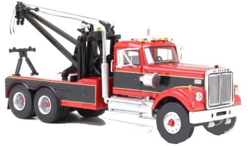 White Road Boss Tow Truck 1977 (red/black)