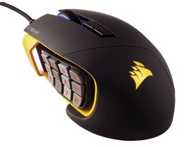 GAMING SCIMITAR PRO RGB Optical MOBA/MMO                             YELLOW