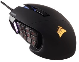 GAMING SCIMITAR PRO RGB Optical MOBA/MMO                              BLACK