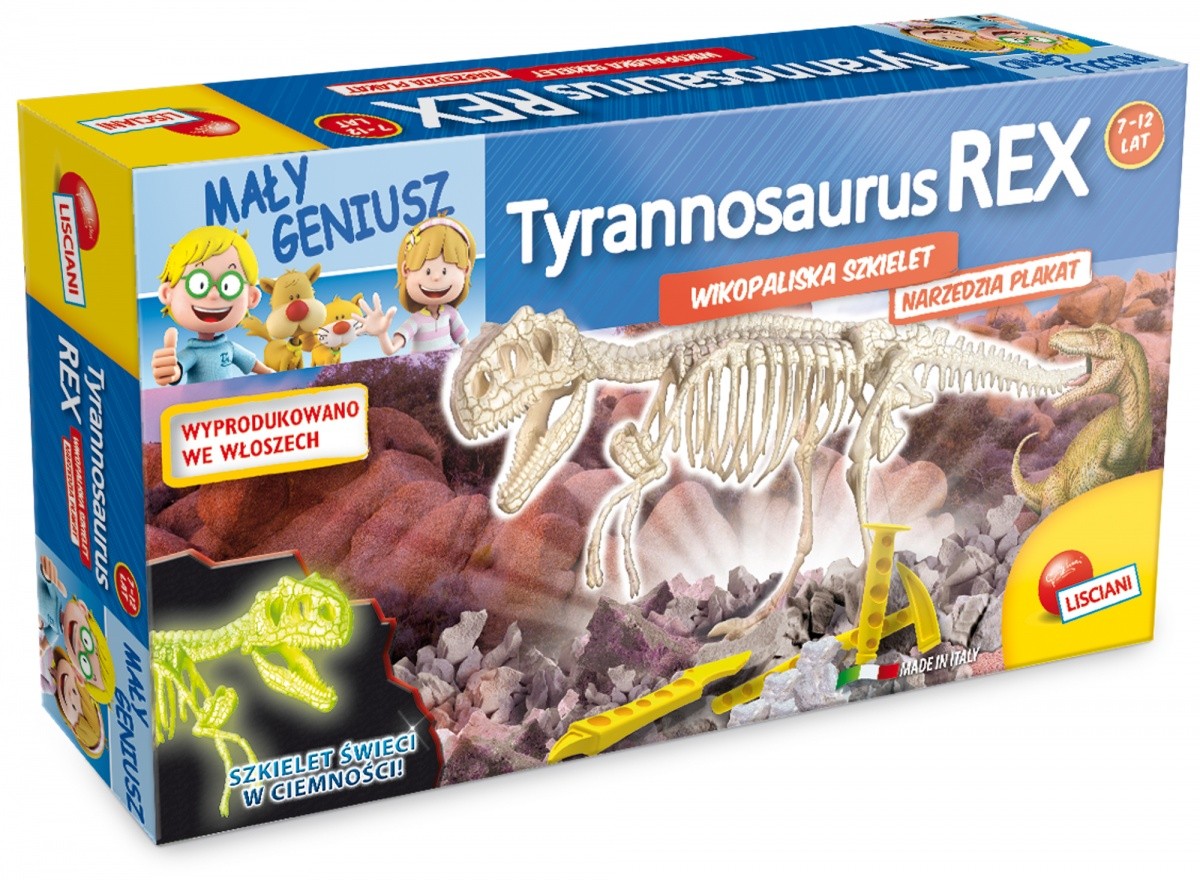 Mały Geniusz Tyranozaur Rex - Świeci w ciemności