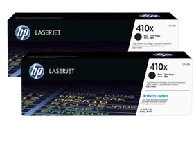 Toner  410X Black Dual Pack 6.5k CF410XD