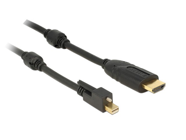 Kabel Displayport Mini 1.2(M)->>HDMI(M) v1.4 4K_1m 