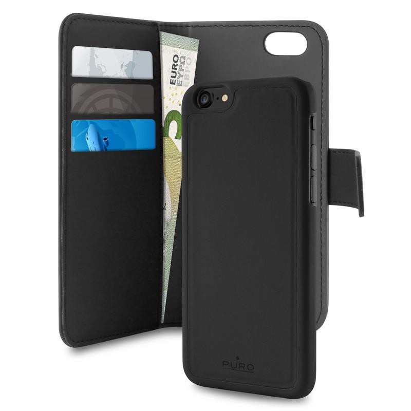 Etui Wallet Detachable 2w1 iPhone 8/7/6s/6 (czarny)