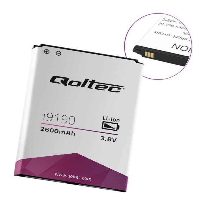 Bateria do smartfona Samsung Galaxy S4 I9190 I9192 I9195, 2600mAh 