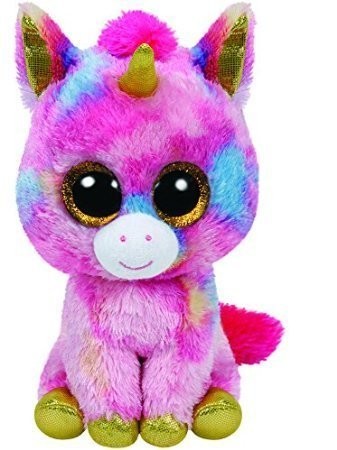 Maskotka Kolorowy jednorożec TY Beanie Boos Fantasia 15 cm