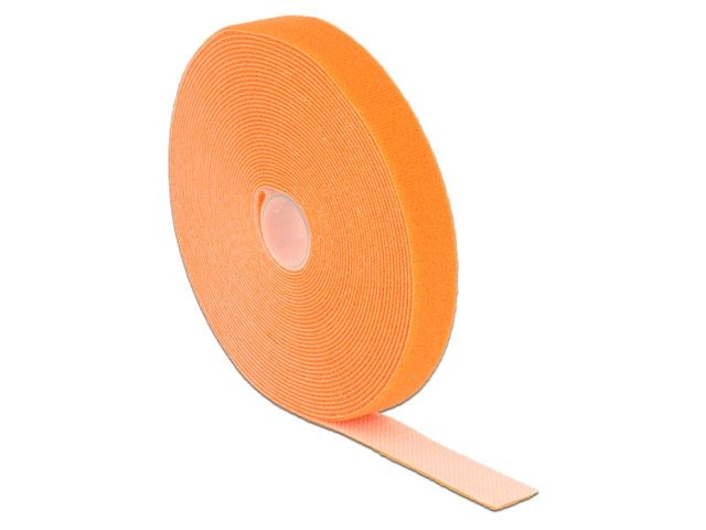 Organizer kabli rzep 10m x 20mm Pomarańczowy 