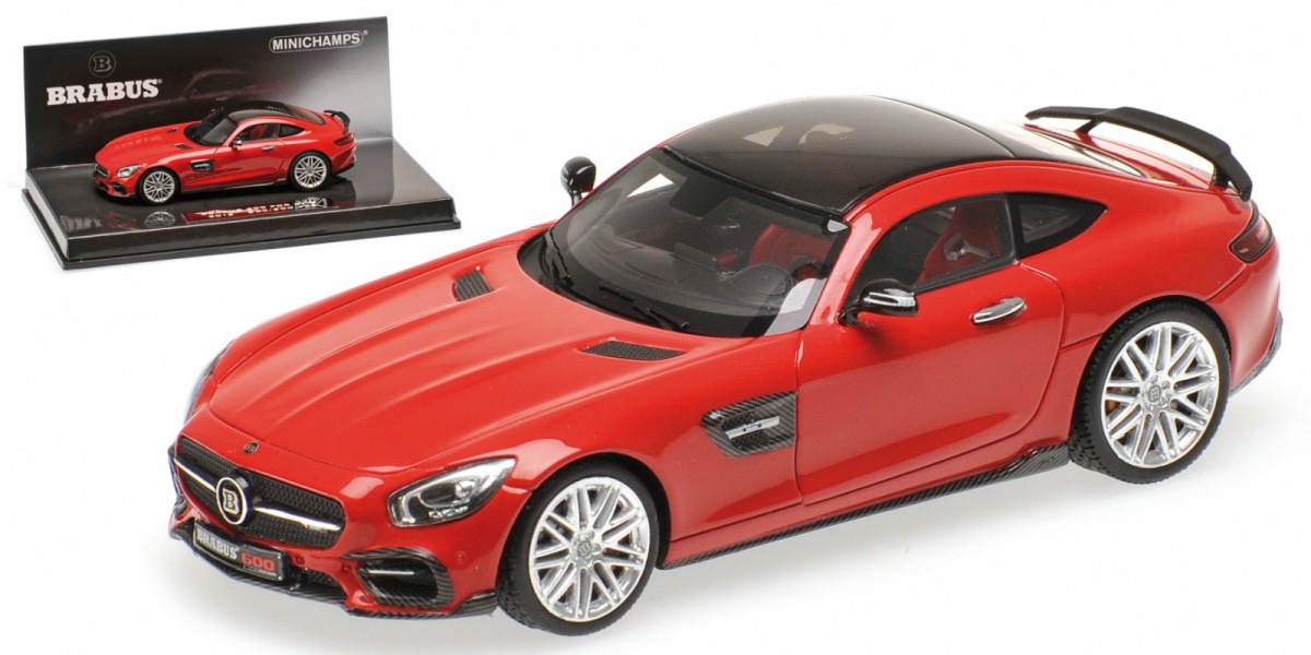 Brabus 600 Auf Basis Mercedes-Ben AMG GTS 2016 (red)