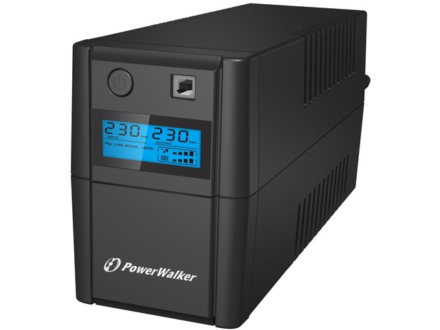 UPS LINE-INTERACTIVE 850VA, 4x IEC, RJ11 IN/OUT,    USB, LCD