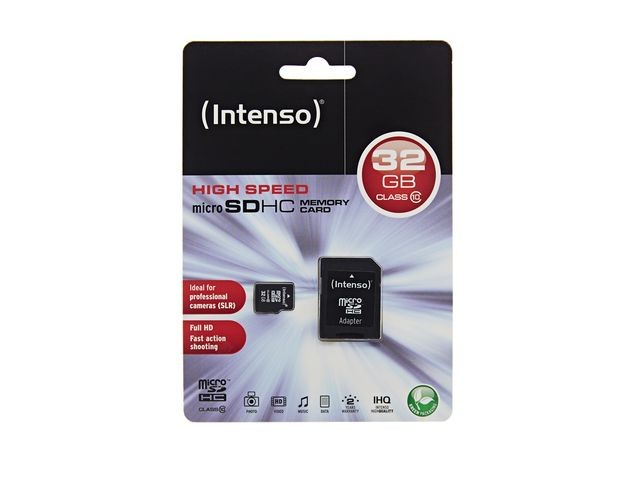 Karta Micro SDHC 32GB Class10 + Adapter 