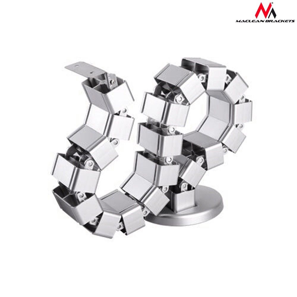 Organizator maskownica do kabli MC-727 Srebrny