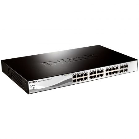 Switch Smart DGS-1210-28MP 24xGE PoE+ 4xSFP