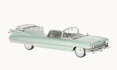 Cadillac Superior Flower Car 1959 (metallic light green/white)