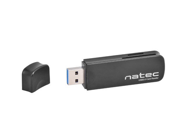 Czytnik kart pamięci Natec SCARAB SD/Micro SD USB 3.0 czarny 