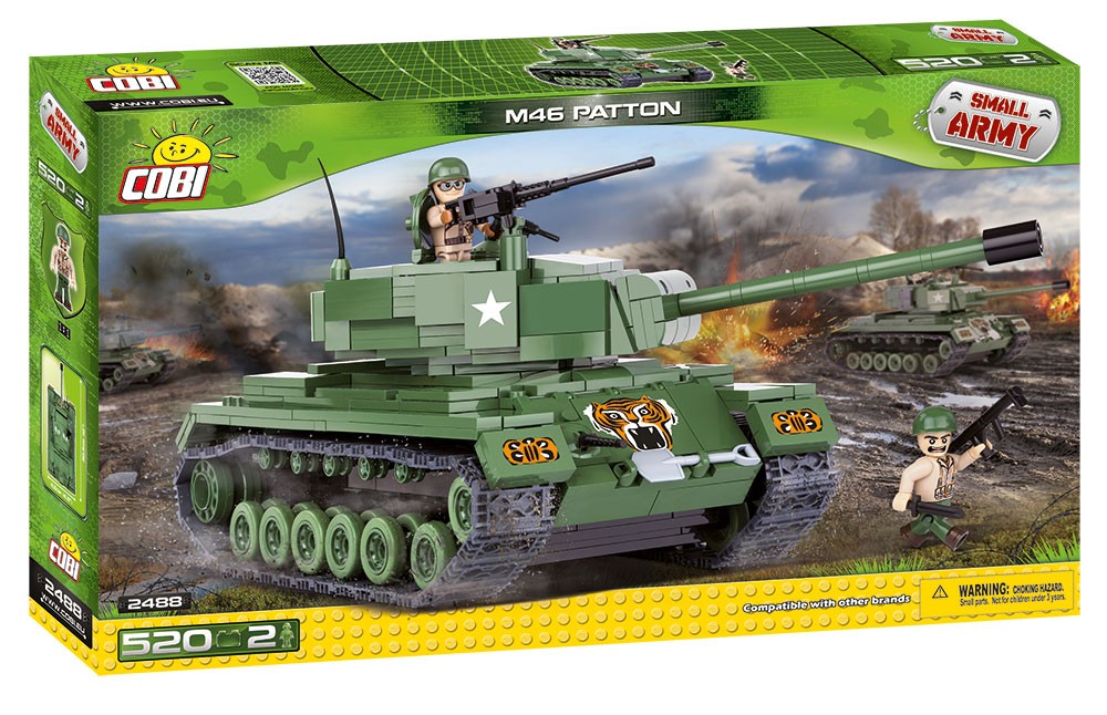 Klocki Armia 520 elementów Czołg M467 Patton