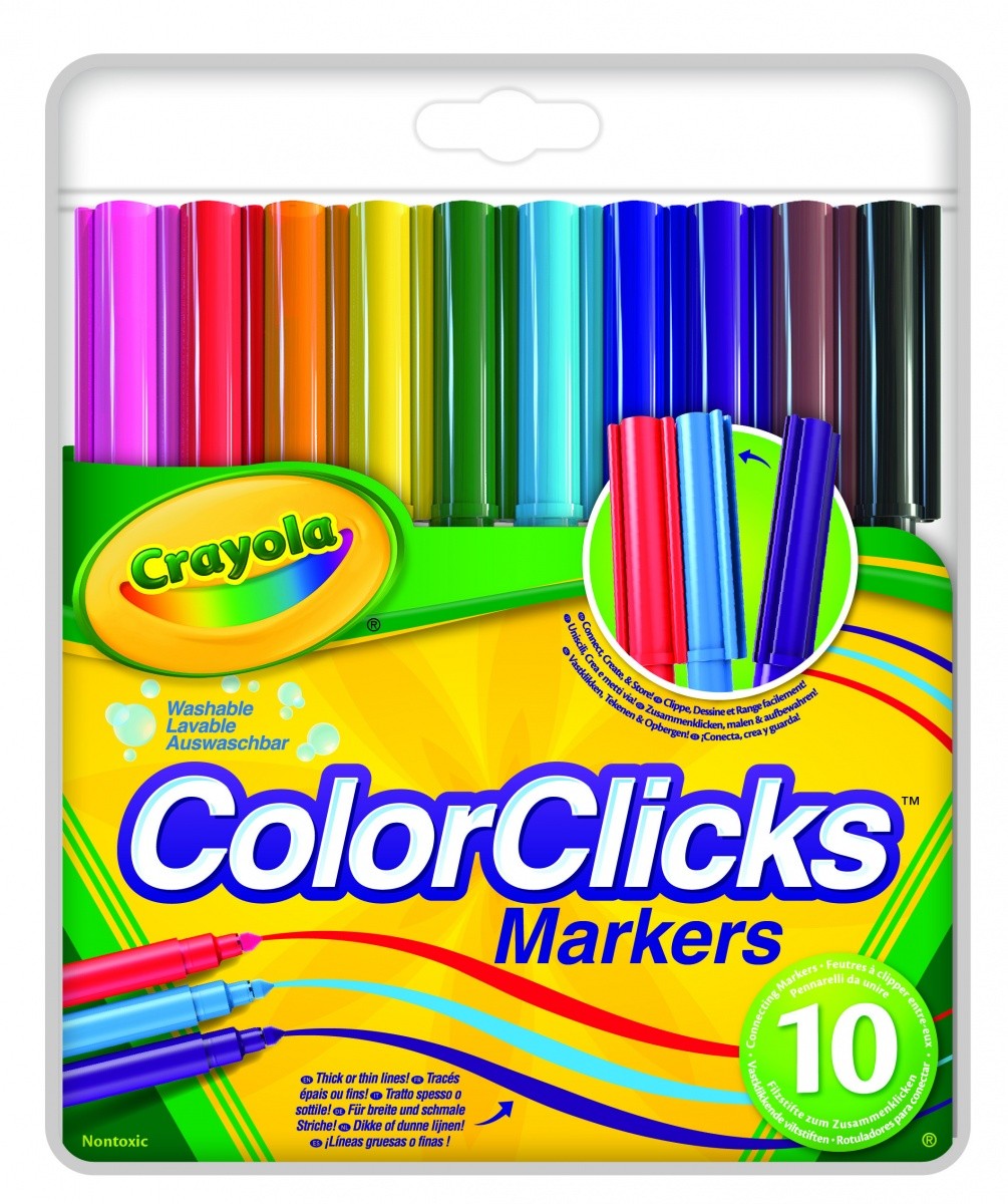 Markery Color clicks 10 sztuk