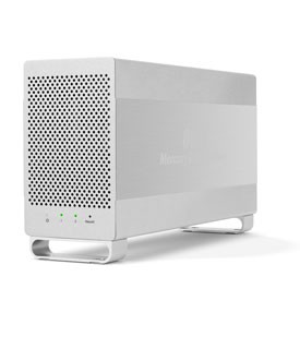 Obudowa na HDD - Mercury Elite Pro Dual (USB3.0, FW800, 2x HDD 2,5 RAID) aluminium 