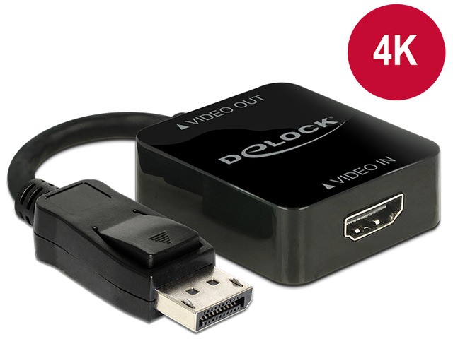 Adapter Displayport 1.2 (M) -> HDMI(F) 4K 