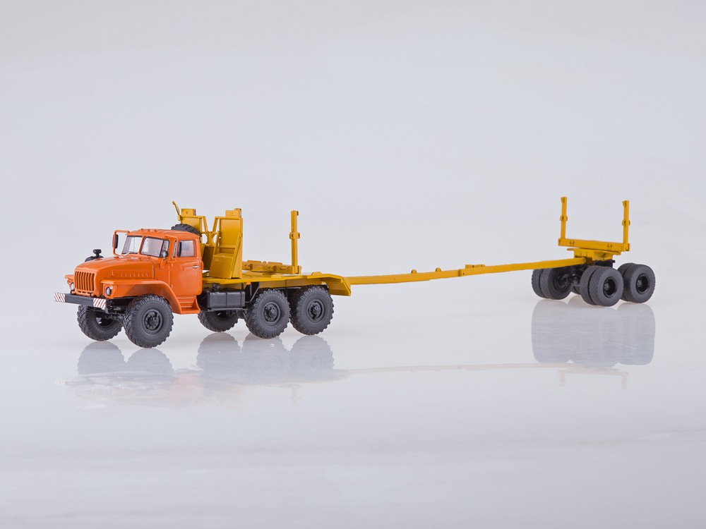 URAL-43204-10 Logging Truck (orange)