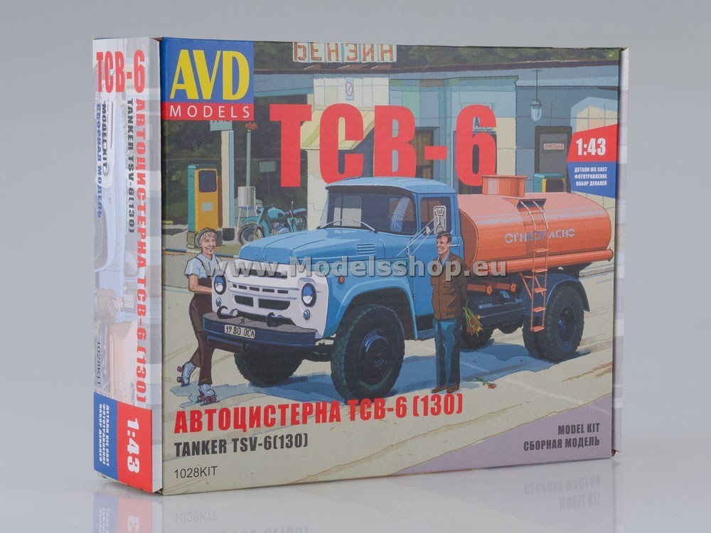 Tanker Truck TSV-6 (ZIL-130) (model kit)