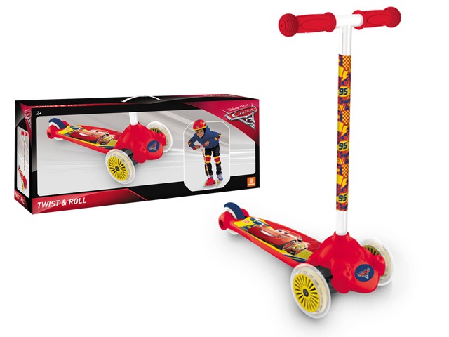 MONDO Hulajnoga Twist&Roll Cars