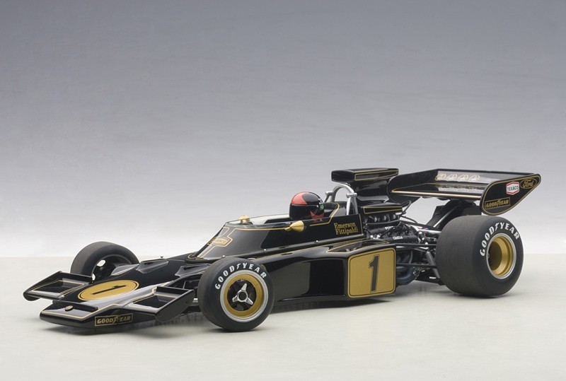 Lotus 72E #1 Fittipaldi 1973 (with driver figurine fitted) (composite model/no openings)