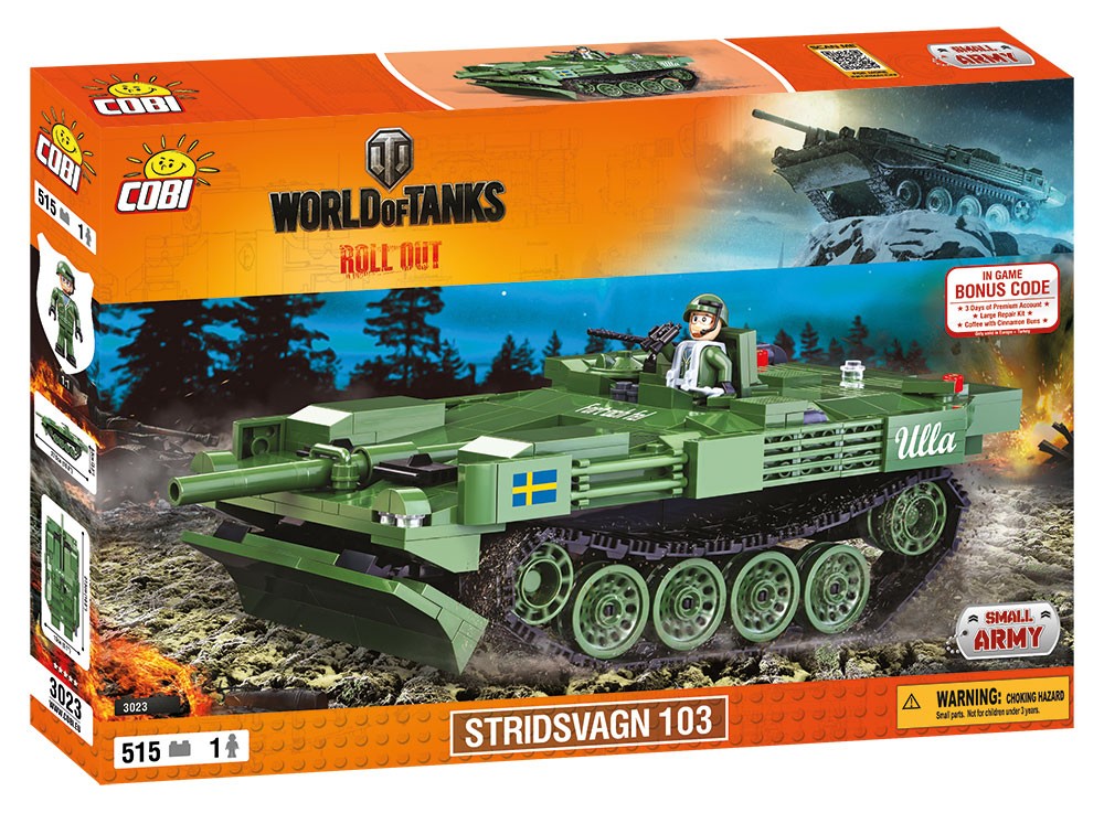 Klocki Armia /3023/ Wot Stridsvagn 103 (S-Tank)