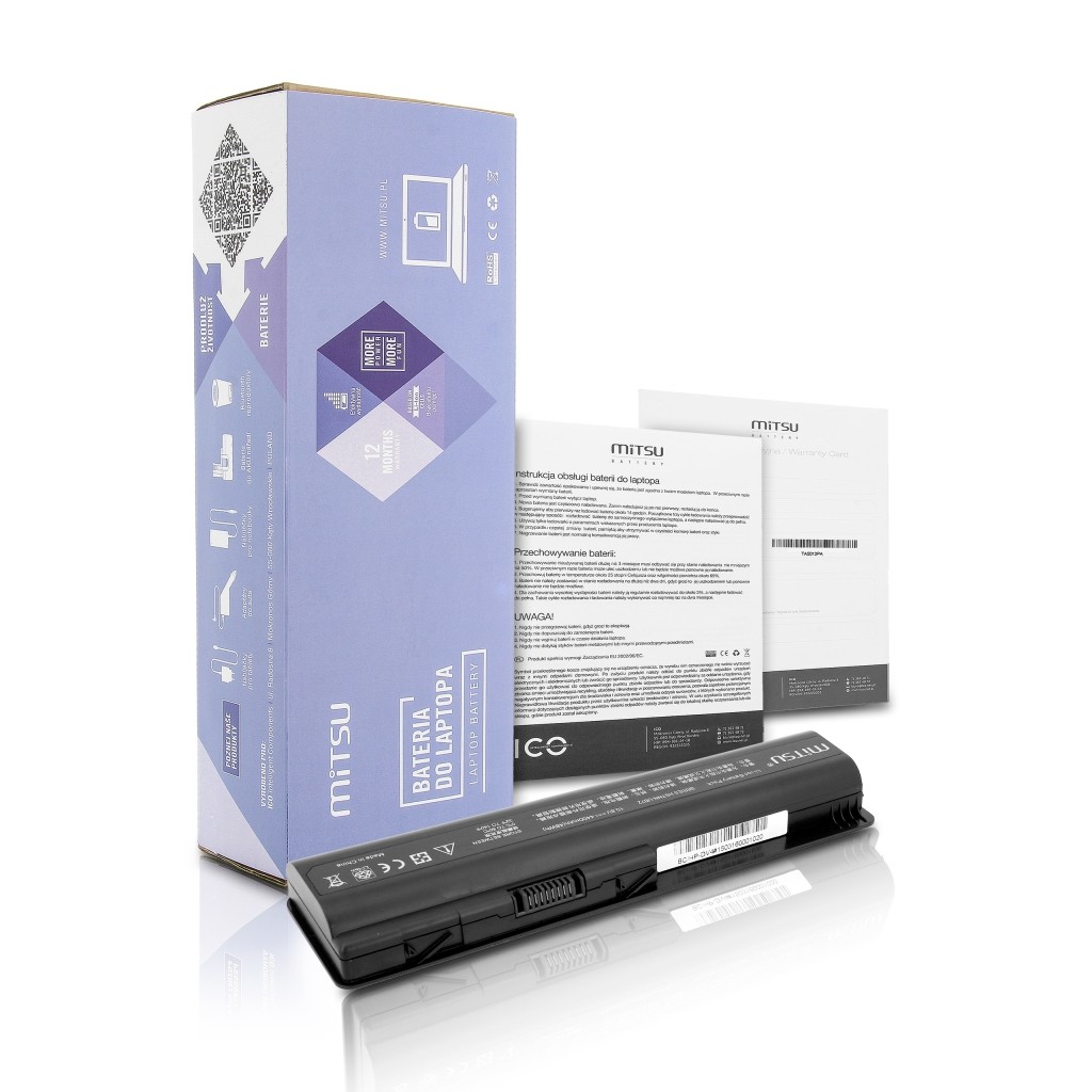 Bateria do HP dv4, dv5, dv6 4400 mAh (48 Wh) 10.8 - 11.1 Volt