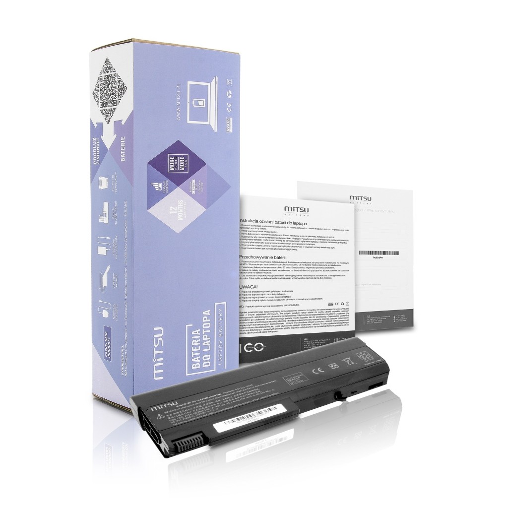 Bateria do HP 6530b, 6735b, 6930p 6600 mAh (73 Wh) 10.8 - 11.1 Volt