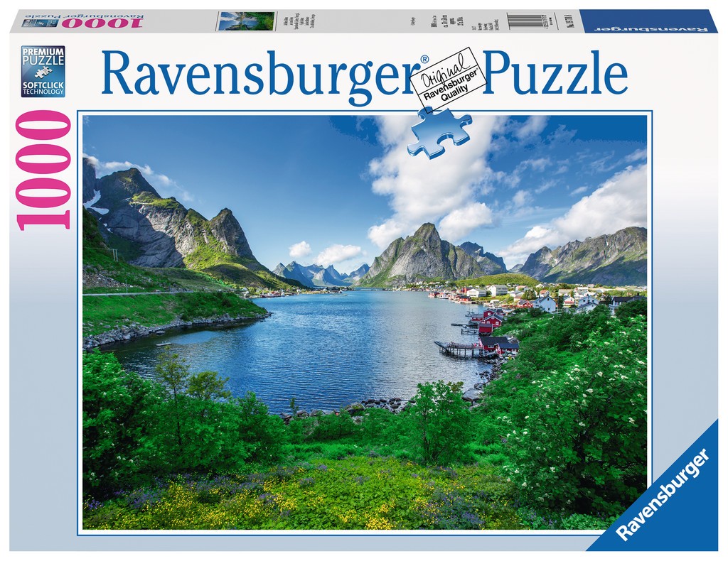 Puzzle 1000 elementów Lofoty, Norwegia