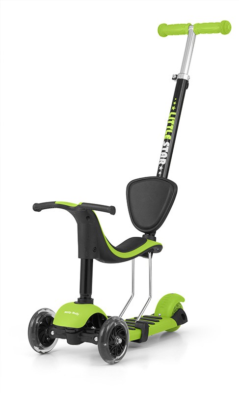 Hulajnoga Scooter Little Star Green