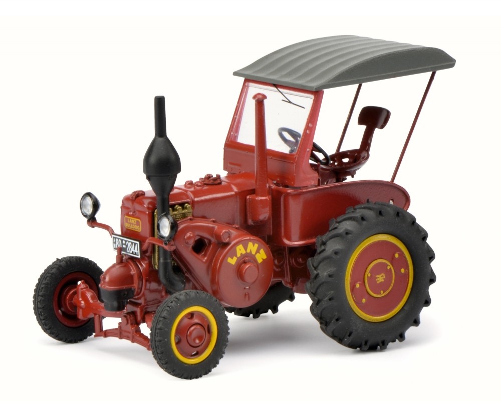 Lanz Bulldog D950 6 with Roof (dark red)