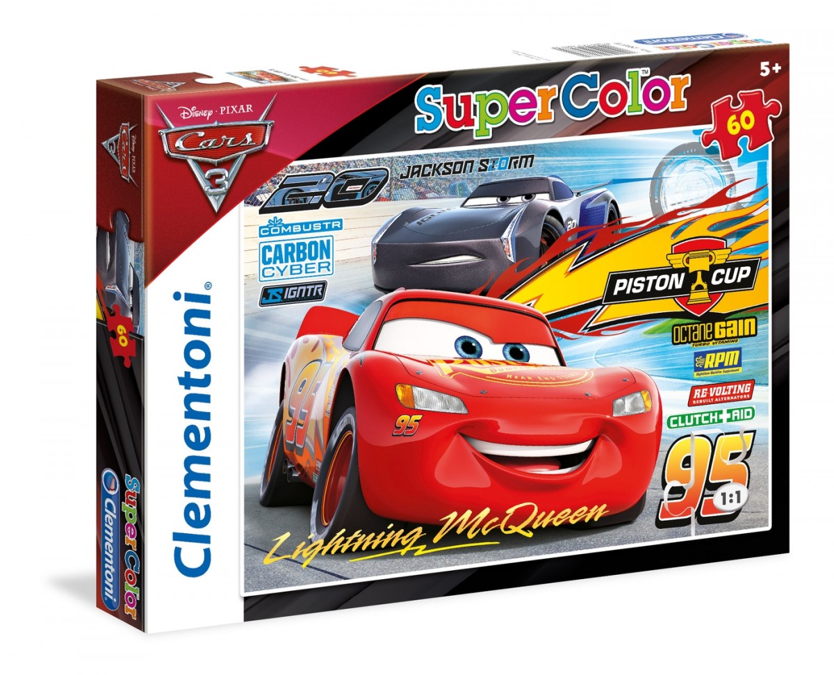 60 elementów Cars 3 