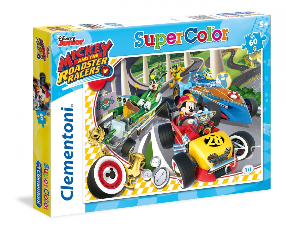 60 ELEMENTÓW Mickey And The Roadster Racers