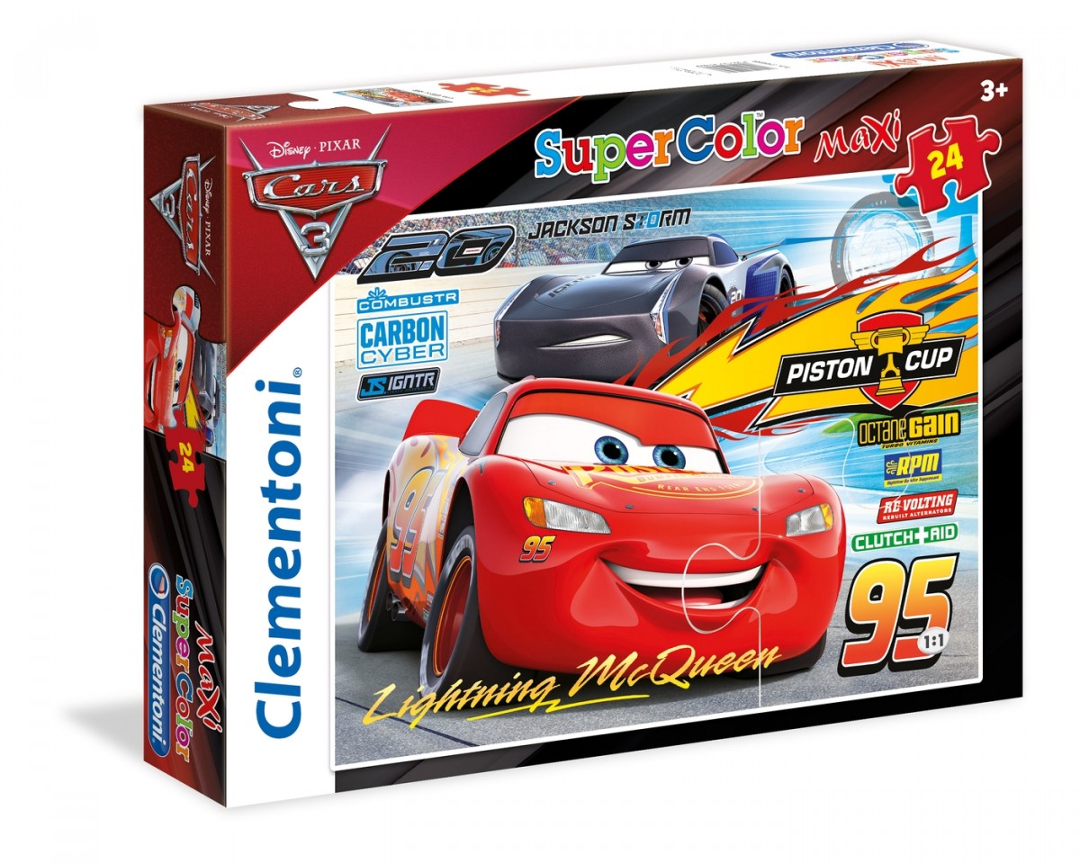 24 elementy Maxi  Cars 3